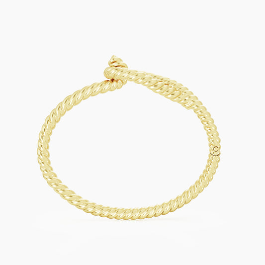 LOOP BANGLE gold